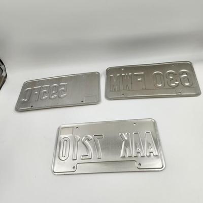 SET OF 3 GEORGIA LICENSE PLATES
