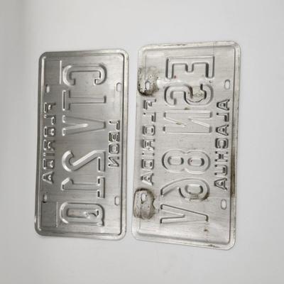 SET OF 2 FLORIDA LICENSE PLATES