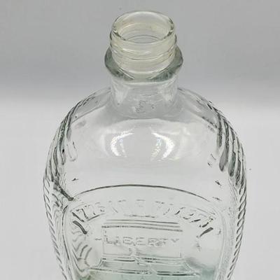 Vintage Log Cabin Syrup "Liberty" Bottle