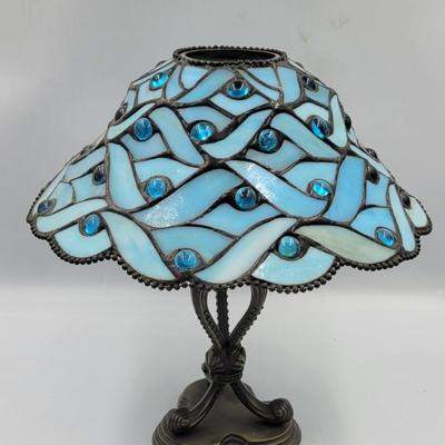 Blue Stained Glass Party Light
