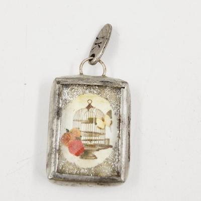 JEWEL KADE CHARM "WITH BRAVE WINGS SHE FLIES"