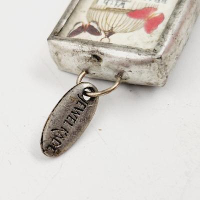 JEWEL KADE CHARM "WITH BRAVE WINGS SHE FLIES"