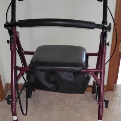 MEDLINE Rollator Walker with Seat