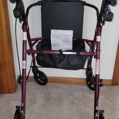 MEDLINE Rollator Walker with Seat