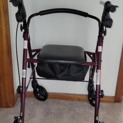 MEDLINE Rollator Walker with Seat