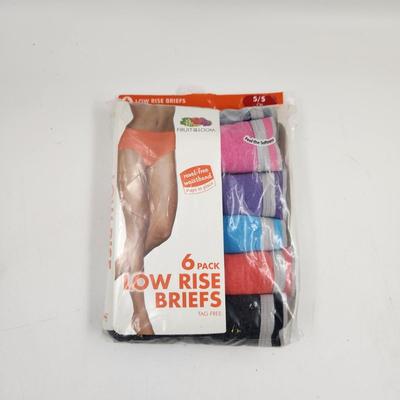 FRUIT OF LOOM SIZE S/5 LOW RISE BRIEFS