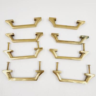VINTAGE GOLD METAL CABINET / DRESSER PULLS