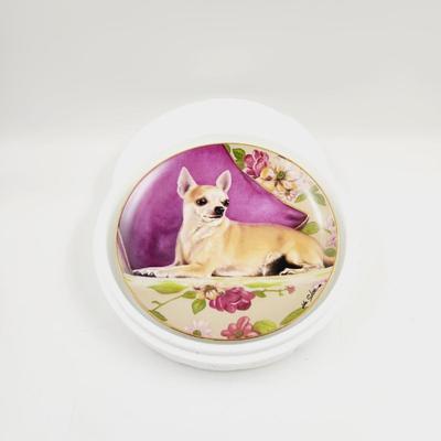 THE DANBURY MINT - CHIHUAHUA #B6663 COLLECTABLE PLATE