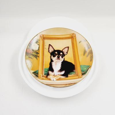 THE DANBURY MINT - CHIHUAHUA - "PRETTY AS A PICTURE" COLLECTABLE PLATE