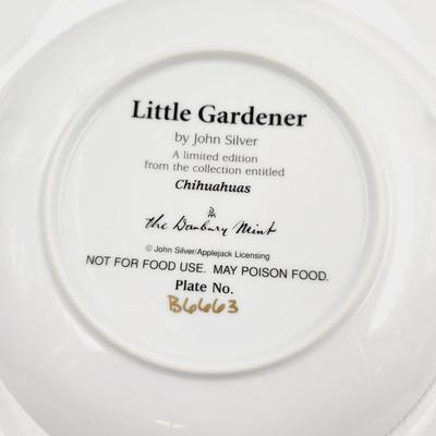 THE DANBURY MINT - CHIHUAHUA - "LITTLE GARDNER" COLLECTABLE PLATE