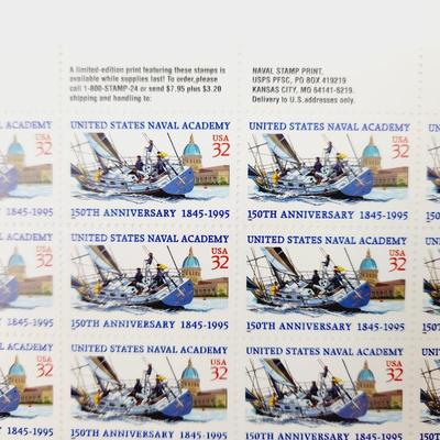 USPS STAMPS 1994 UNITED STATES NAVAL ACADEMY .32 CENTS