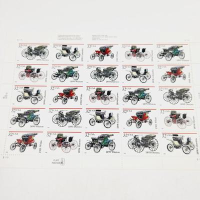USPS LIMITED EDITION STAMPS ANTIQUE AUTOS .32 CENTS