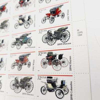 USPS LIMITED EDITION STAMPS ANTIQUE AUTOS .32 CENTS
