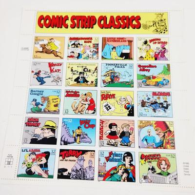 USPS STAMP COLLECTABLE COMIC BOOK STRIP CLASSICS .32 CENTS