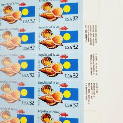 USPS STAMP COLLECTABLE REPUBLIC OF PALAU .32 CENTS