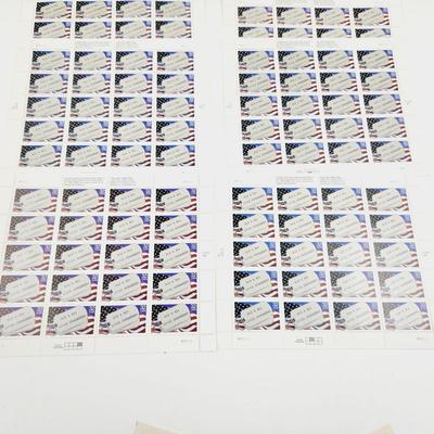 6 SHEETS USPS STAMP COLLECTABLE POW & MIA .32 CENTS