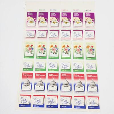 USPS STAMP COLLECTABLE WRITE SOON .15 CENTS