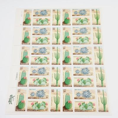 USPS STAMP COLLECTABLE CACTUS .20 CENTS