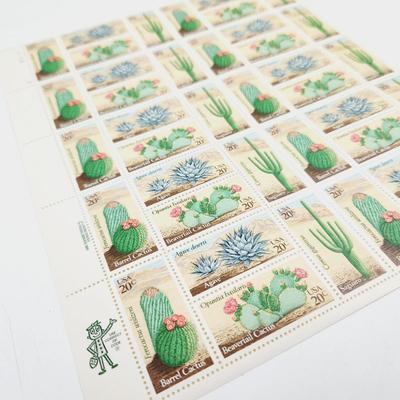USPS STAMP COLLECTABLE CACTUS .20 CENTS