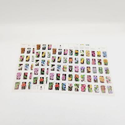 3 SHEETS - USPS STAMP COLLECTABLE WILDFLOWER COLLECTION .29 CENTS