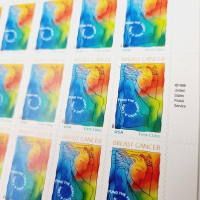 USPS STAMP COLLECTABLE BREAST CANCER FIRST CLASS