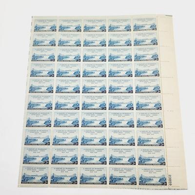 2 SHEETS - USPS STAMP COLLECTABLE 1948 A CENTURY OF FRIENDSHIP - CANADA .03 CENTS