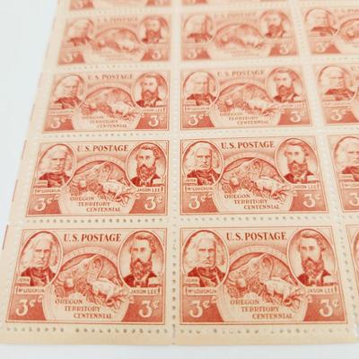 USPS STAMP COLLECTABLE - 1948 OREGON TERRITORIAL CENTENNIAL  .03 cents