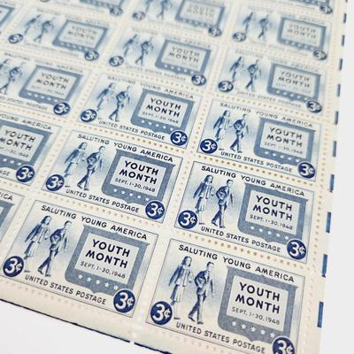 USPS STAMP COLLECTABLE SALUTING YOUNG AMERICA .03 CENTS
