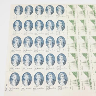 USPS STAMP COLLECTABLE CAPTAIN JAMES COOK ALASKA & HAWAII .13 CENTS