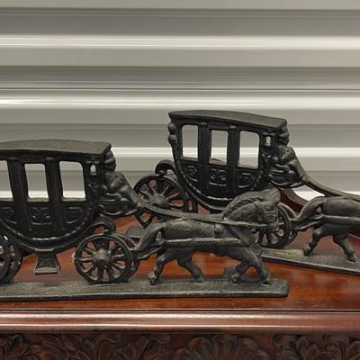 Set of 2 iron fireplace guards. 15” x 7” each