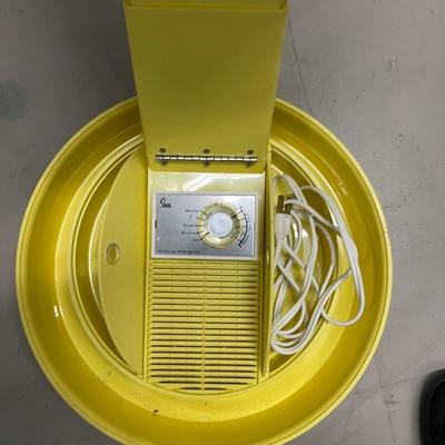Vintage yellow Sears hairdryer