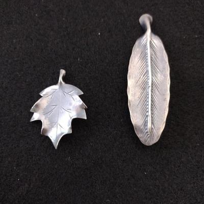 2 Sterling Brooches