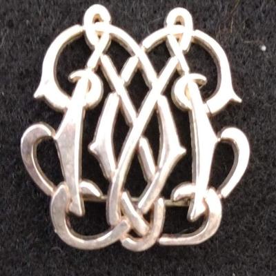 4 Sterling Brooches