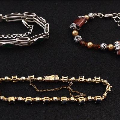 3 Sterling Bracelets