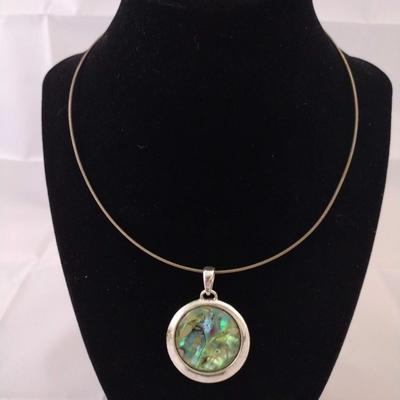 Sterling Choker with Pendant