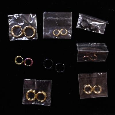 Small Gauge Hoop Earrings