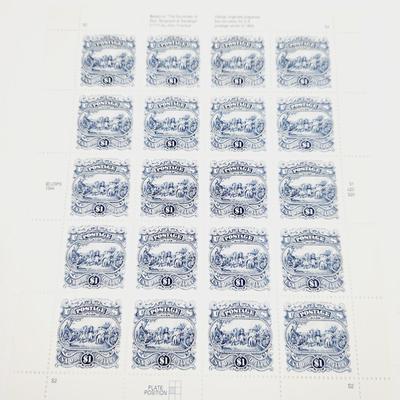 USPS STAMP COLLECTABLE 1994 $1.00 POSTAGE STAMP SHEET