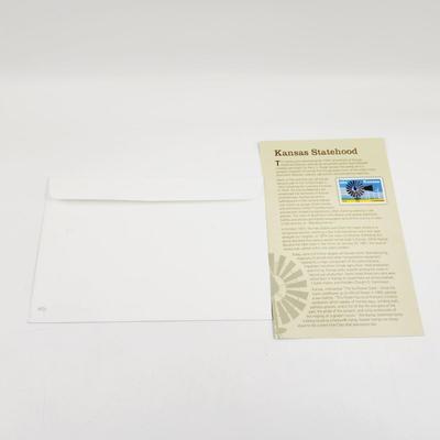 USPS STAMP COLLECTABLE - KANSAS 1ST DAY STAMP