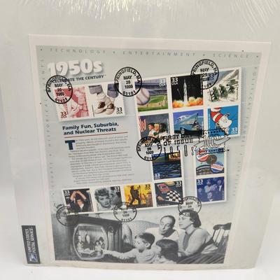 USPS STAMP COLLECTABLE 1950s CELEBRATE THE CENTURY