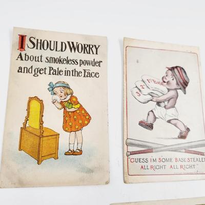 ANTIQUE POSTCARD BUNDLE - CARTOON