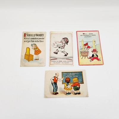 ANTIQUE POSTCARD BUNDLE - CARTOON