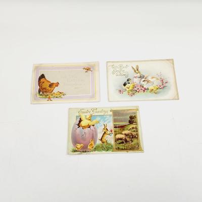 ANTIQUE POSTCARD BUNDLE - EASTER
