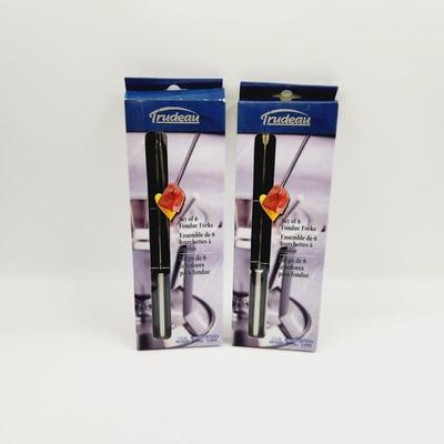 NEW TRUDEAU FONDUE FORK 2 PACK BUNDLE