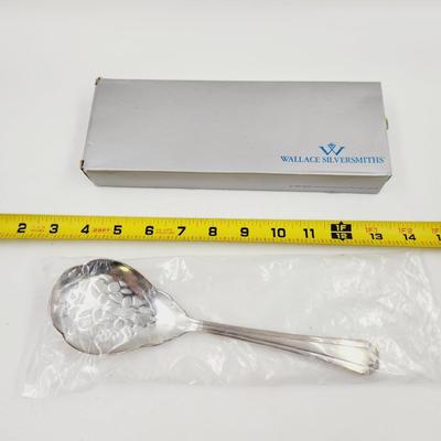 WALLACE SILVER SMITH SILVER PLATE SERVING SPOON # W688105