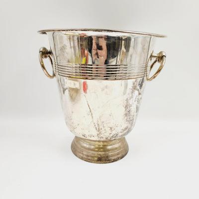 LARGE SILVER PLATE ICE / CHAMPAGNE BUCKET