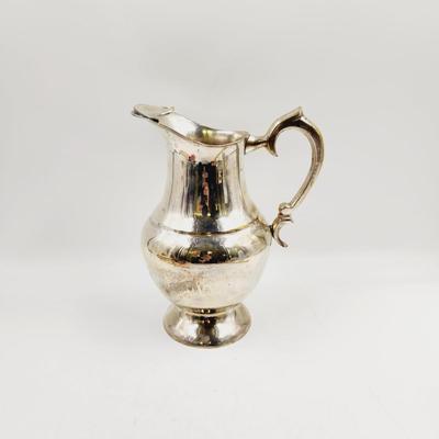 SILVER PLATE DECORATIVE PITCHER