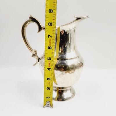 SILVER PLATE DECORATIVE PITCHER