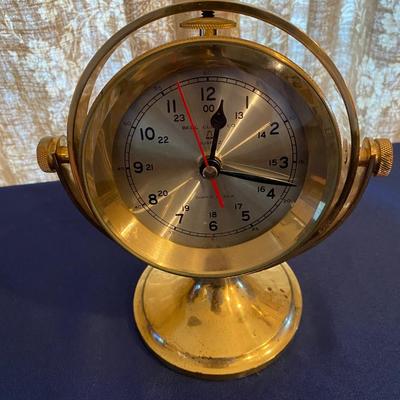 Brass Maritime Ships Clock