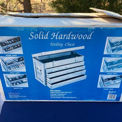 Hardwood Utility Chest