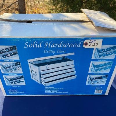 Hardwood Utility Chest